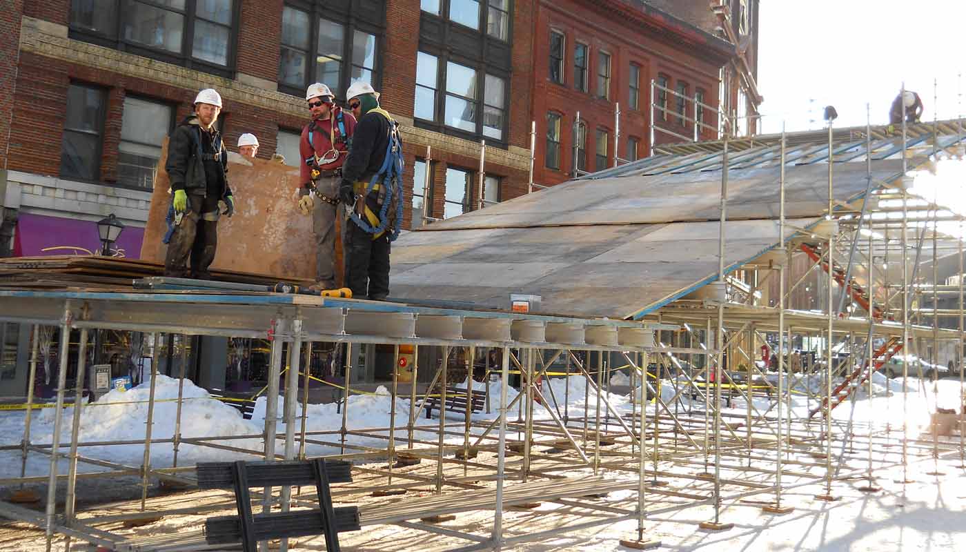 Erect and Dismantle Service, Scaffold in New England